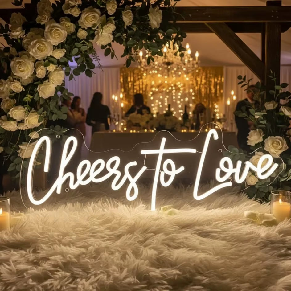 Wedding Neon Sign Better Together – LED Wedding Decor