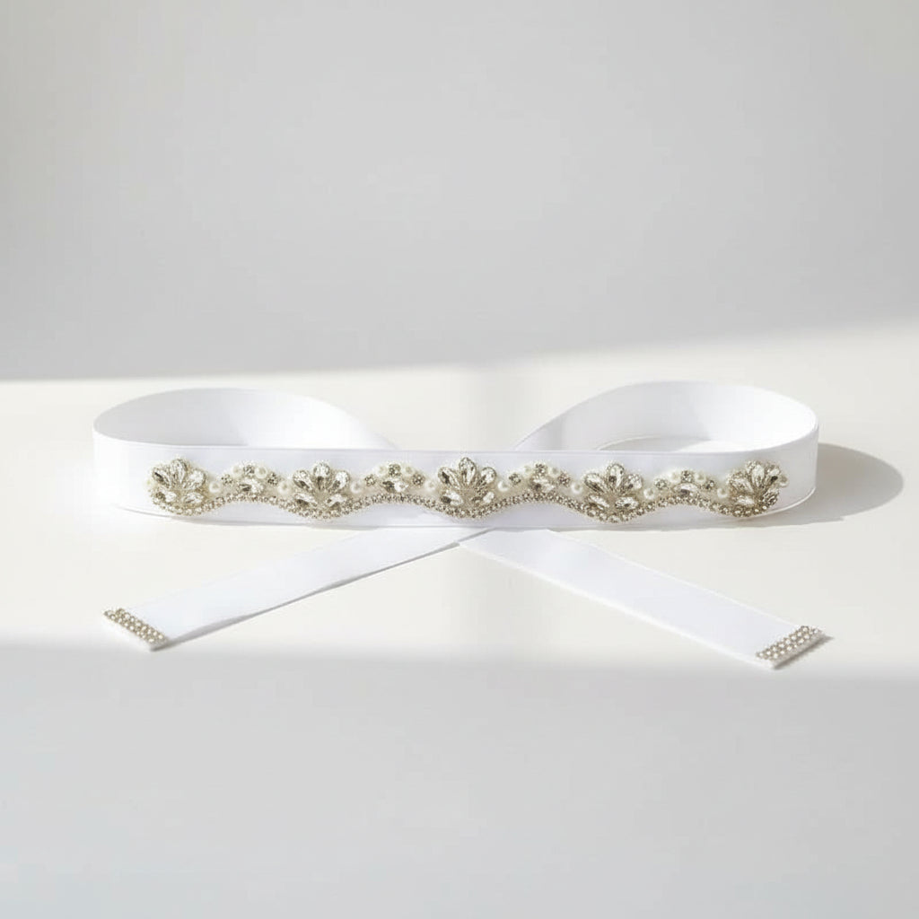 wedding accessories pearl belt