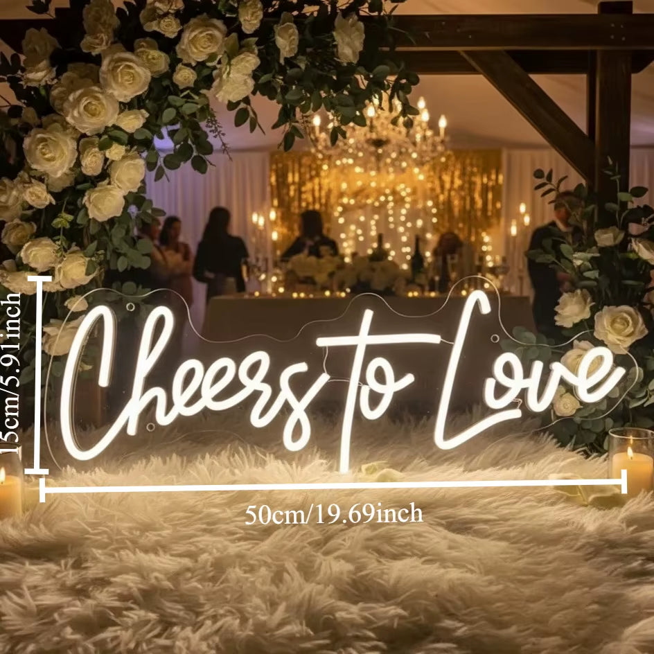 Wedding Neon Sign Better Together – LED Wedding Decor