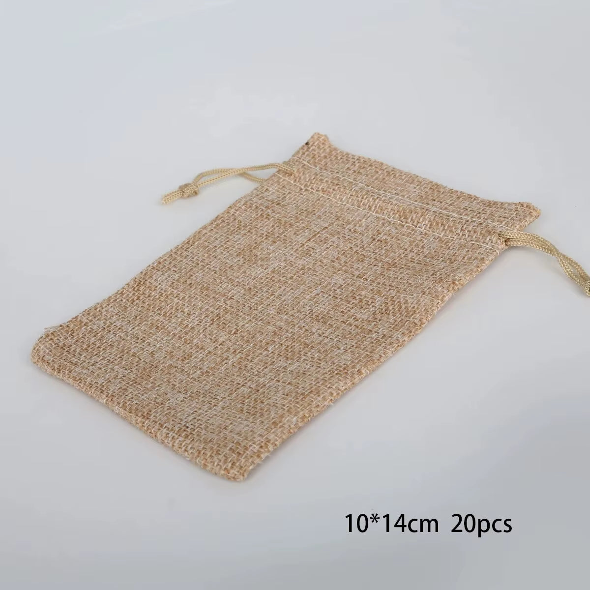 Cotton and Hemp Pocket Gift Bag Bundle (15-50 Pieces) for Children's Day and Wedding Candy Packaging