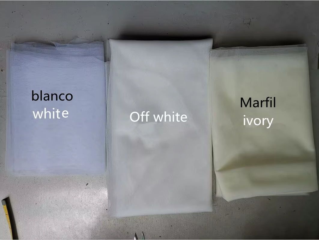 5M, 4M, and 3M Long Wedding Bridal Veils with Lace Appliqué Edges - Tulle Cathedral Veil with Comb in Ivory White