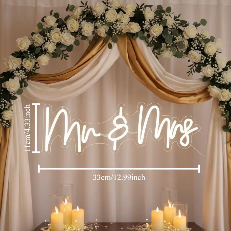 Wedding Neon Sign Better Together – LED Wedding Decor