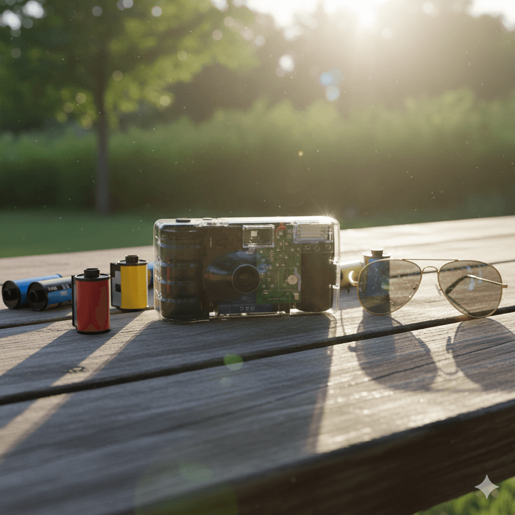 Fotocamera usa e getta con 17 foto integrate