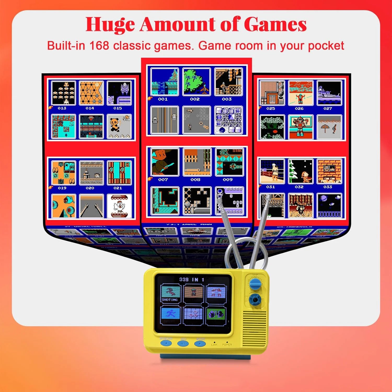 Mini Console Di Gioco TV Retrò Con Controller Wireless