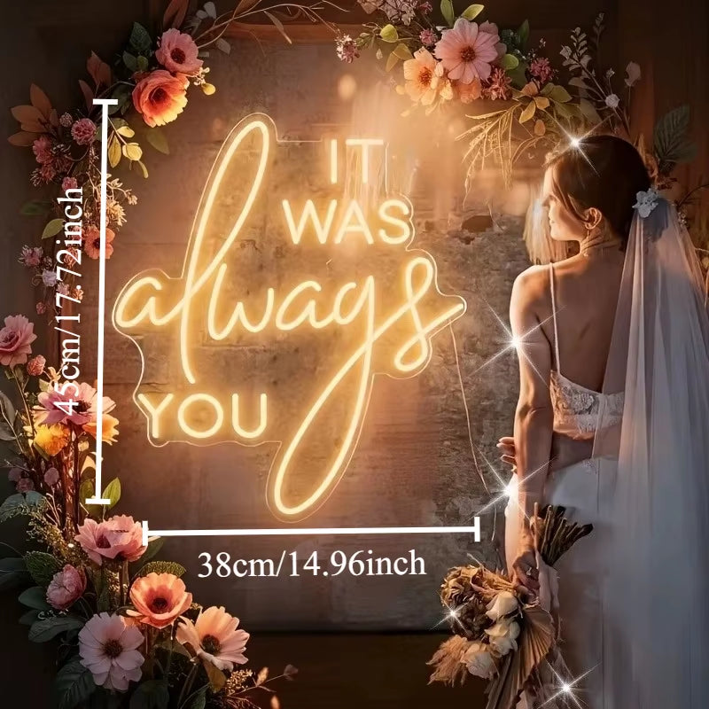 Wedding Neon Sign Better Together – LED Wedding Decor