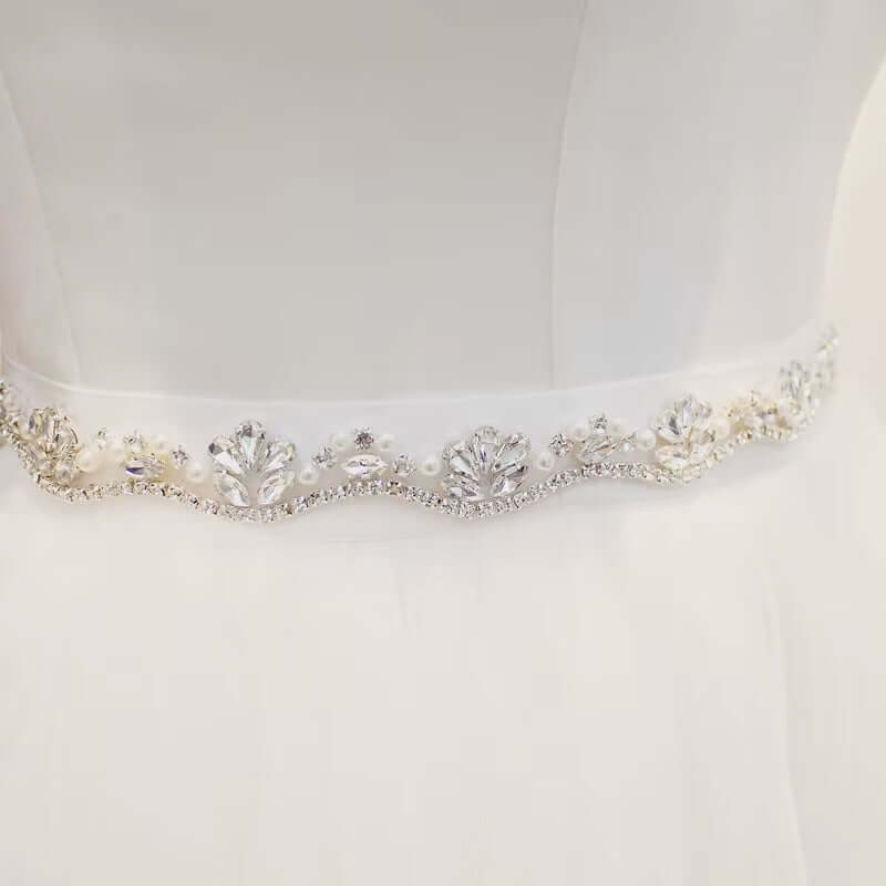wedding accessories pearl belt