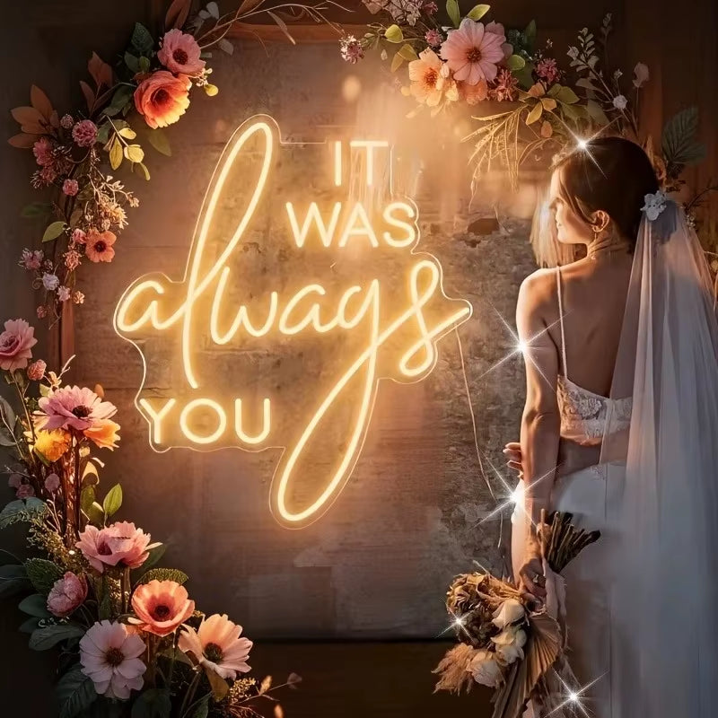 Wedding Neon Sign Better Together – LED Wedding Decor