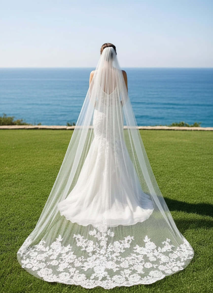 bridal cathedral veil