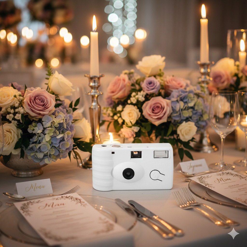 Macchine fotografiche usa e getta per matrimoni con flash