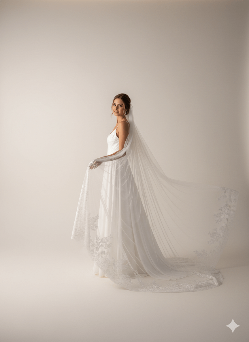 bridal cathedral veil