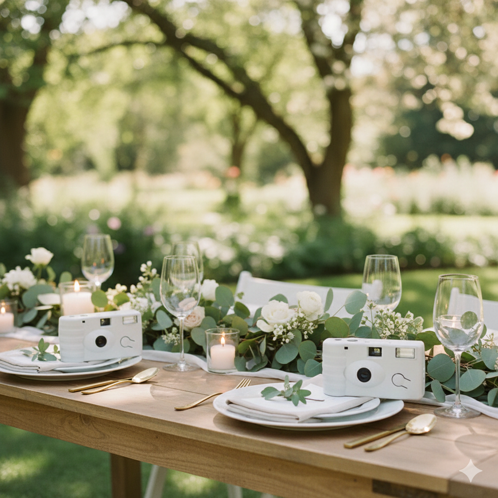 Macchine fotografiche usa e getta per matrimoni con flash