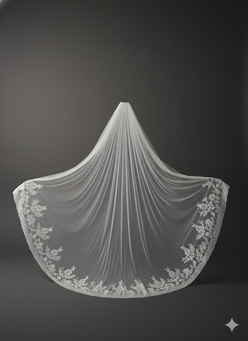 bridal cathedral veil
